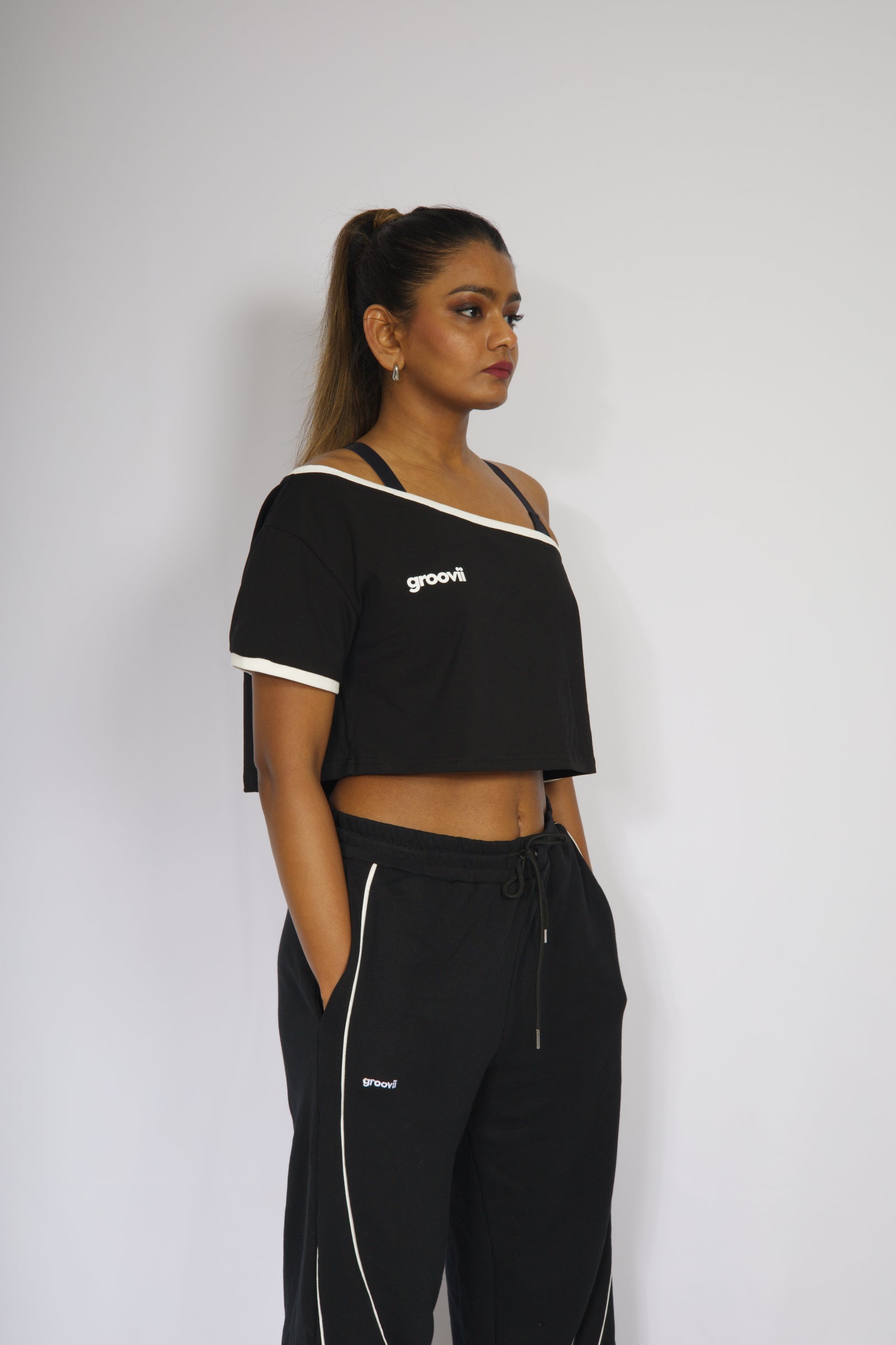 Asymmetry Crop Top